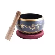 Klangschalen Set - OM, schwarz ca. 11,5 cm