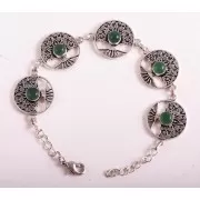 Armband - Yggdrasil Messing versilbert