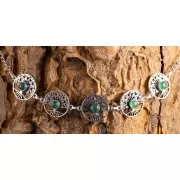 Armband - Yggdrasil Messing versilbert