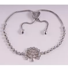 Armband - Yggdrasil mit Strasssteinen