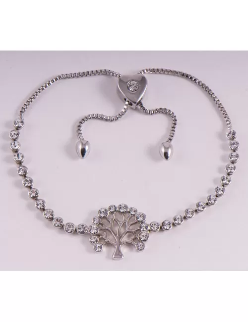 Armband - Yggdrasil mit Strasssteinen