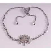 Armband - Yggdrasil mit Strasssteinen