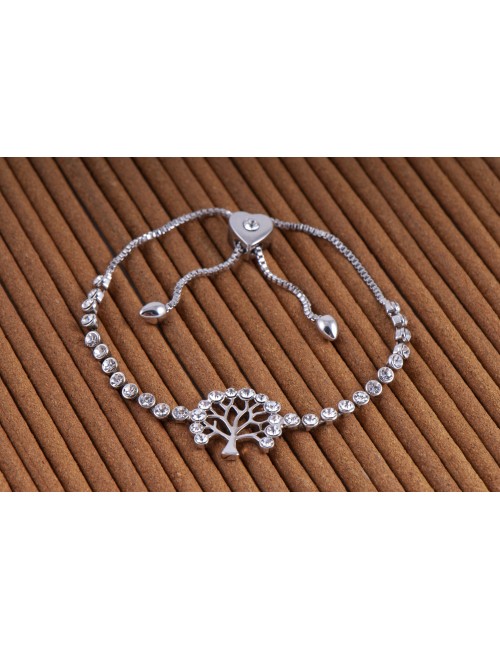 Armband - Yggdrasil mit Strasssteinen