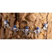 Armband - Glückselefant Messing versilbert