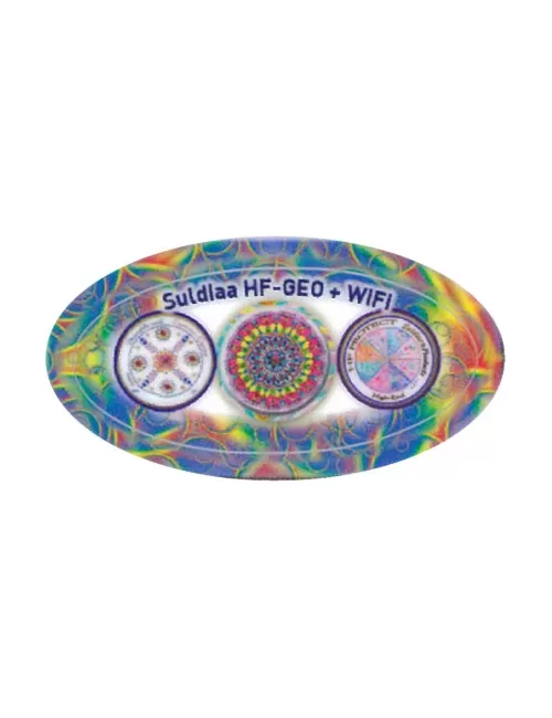 Suldiaa®products - Aufkleber- HF Protect E-Smog Harmonisierung - Hochfrequenzentstörer, 3cm