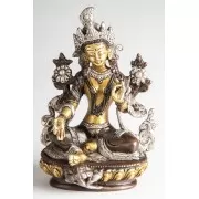 Statue - Grüne Tara - Messing ca. 14 cm