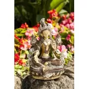 Statue - Grüne Tara - Messing ca. 14 cm