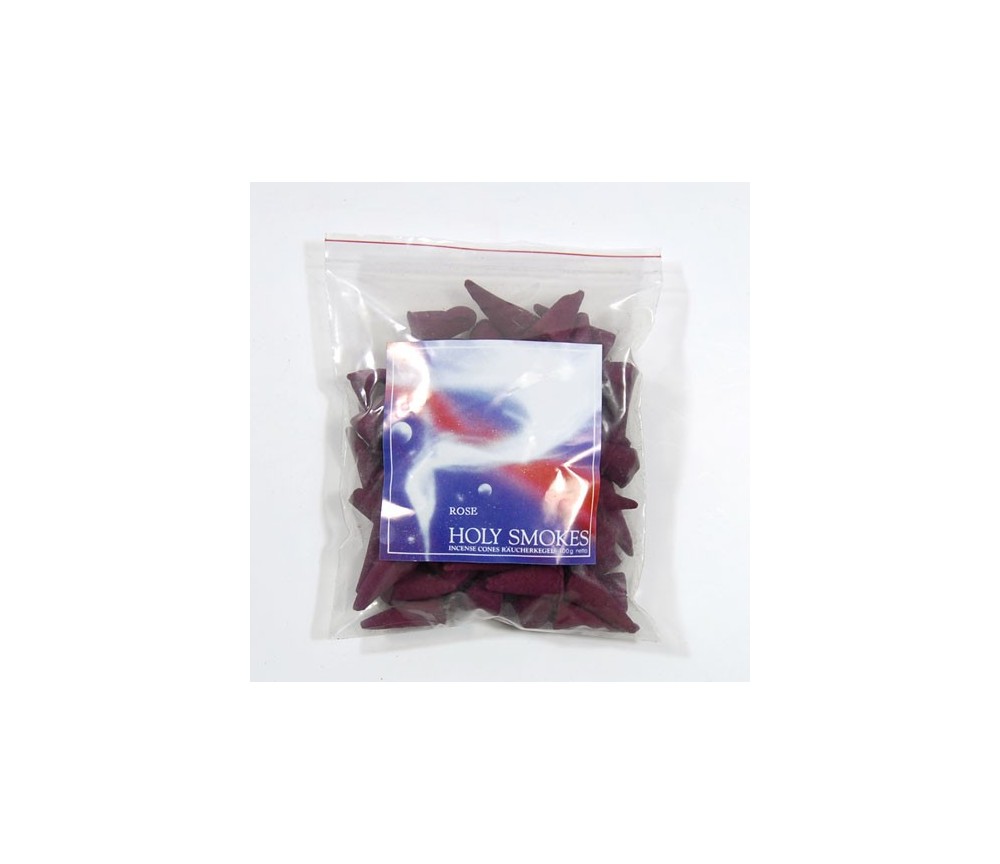 Holy Smokes - Räucherkegel - Rose - Nachfülllpackung 100gr.