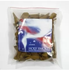 Holy Smokes - Räucherkegel - Amber - Nachfüllpackung 100gr