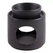 Aromalampe schwarz - Keramik ca. 10,5x8 cm