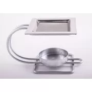 Räuchergefäß mit Netz - Chakra Kelch aus Messing ca.9,4 x 6,5 cm