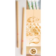 Pd- Nature - Ohrkerzen neutral - Paar - Länge ca. 22 cm