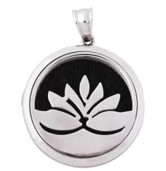 Anhänger - Duftschmuck Lotus, silber