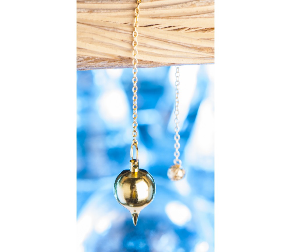 Pendel - Kugelpendel, vergoldet