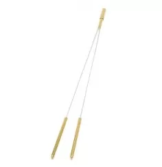 Wünschelrute mit Messinggriff und Aufsatzrute, 42,5 cm