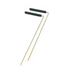 Wünschelrute mit Holzgriff, 2 Stück - 38 cm - Suche geopathischen Netz
