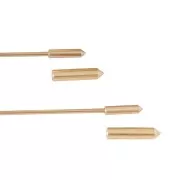 Wünschelrute mit Holzgriff, 2 Stück - 38 cm - für den Zeugen