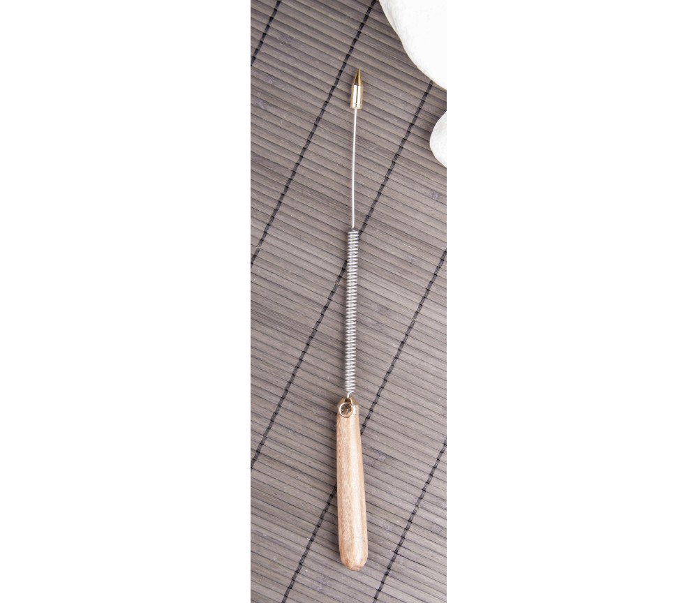 Tensor - mit braunem Holzgriff - ausziehbar 28 - 35 cm