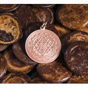 Anhänger - Shri Yantra - aus Kupfer, ca. 3cm
