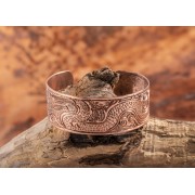 Armreif - Drachenmuster  Kupfer