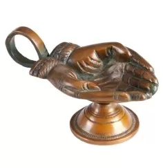 Räuchergefäß - Gebende Hände - Messing ca. 13cm