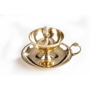Ghee-Lampe, Messing ca. 8 cm