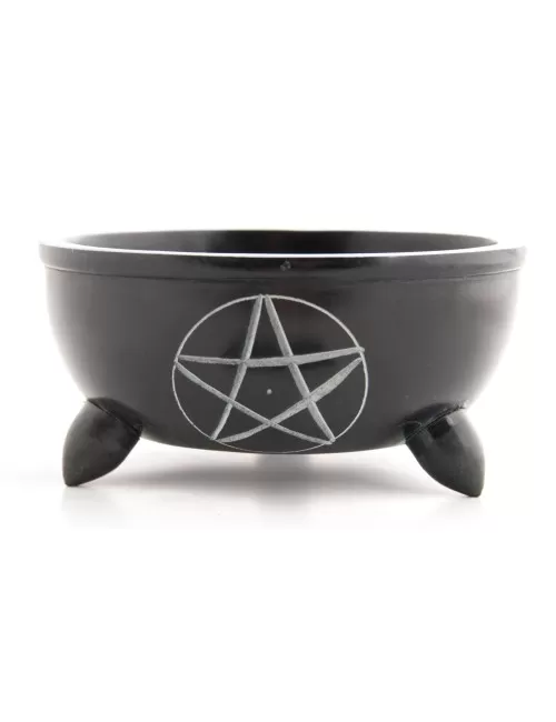 Specksteinschale Pentagramm, groß ca. 12cm