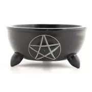 Specksteinschale Pentagramm, groß ca. 12cm