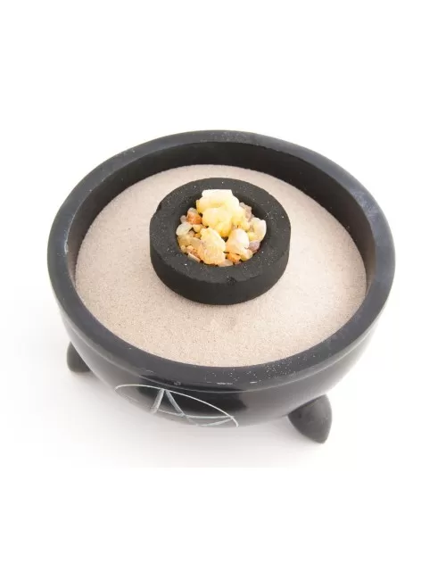 Specksteinschale Pentagramm, groß ca. 12cm