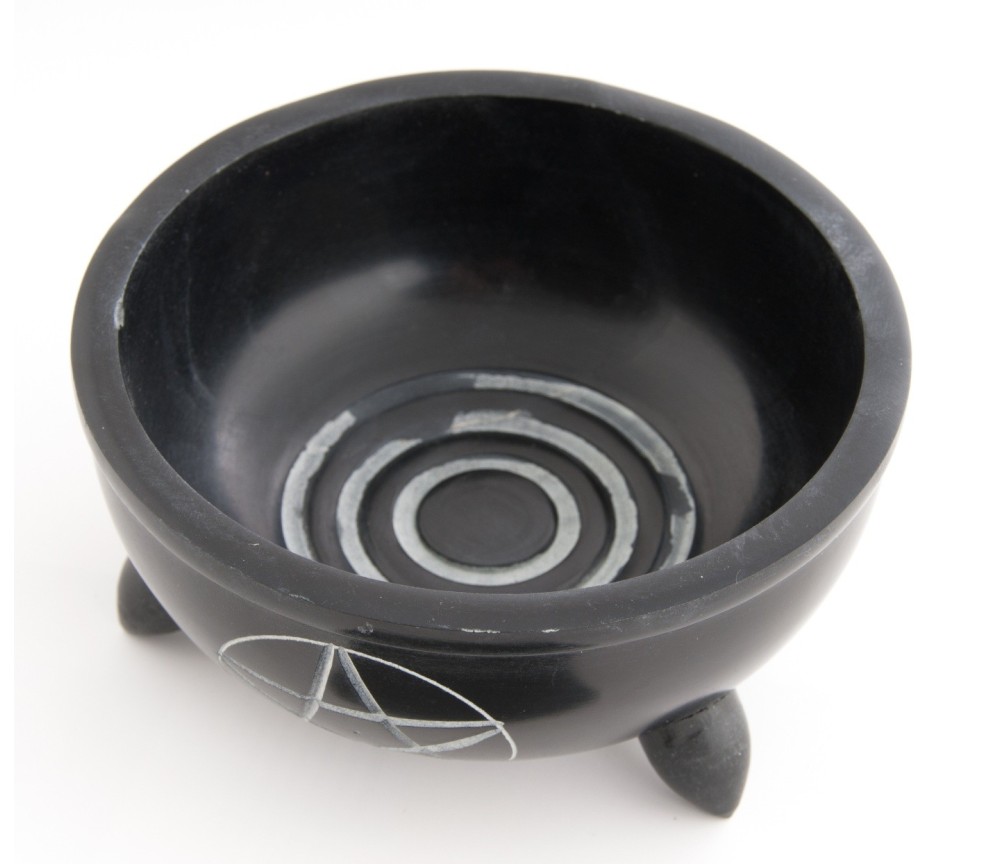 Specksteinschale Pentagramm, groß ca. 12cm