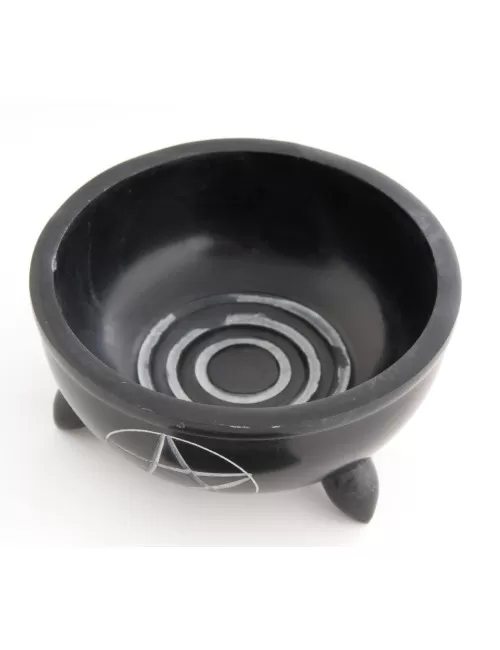 Specksteinschale Pentagramm, groß ca. 12cm