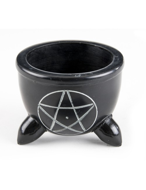 Specksteinschale Pentagramm, klein ca. 7,3 cm