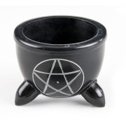 Specksteinschale Pentagramm, klein ca. 7,3 cm
