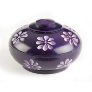 Blumendöschen, lila ca. 7,7 cm - 2 er Pack