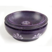 Blumendöschen, lila ca. 7,7 cm - 2 er Pack
