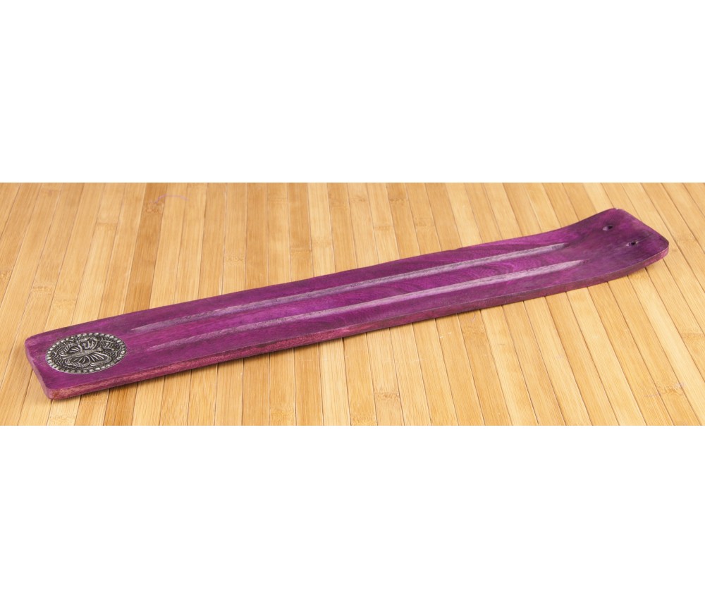 Räucherstäbchenhalter - Long Line - Purple Butterfly ca. 46 x 7cm