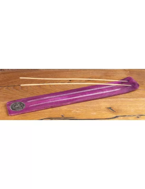 Räucherstäbchenhalter - Long Line - Purple Butterfly ca. 46 x 7cm