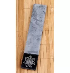 Räucherstäbchenhalter - Louts mit Blume des Lebens Lang - schwarz