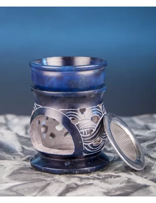 Aromalampe & Räuchergefäß in 1 "Keltischer Knoten" mit Sieb