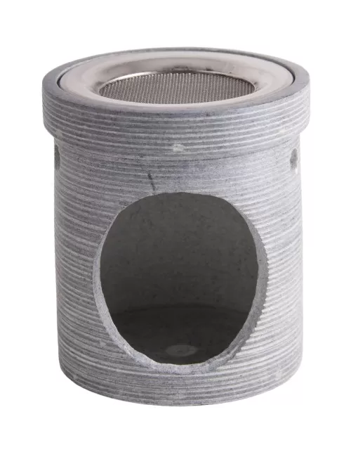 Räuchergefäß mit Sieb - "Modern Art" aus Speckstein