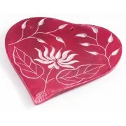 Räucherstäbchenhalter - Herz-Lotusblume