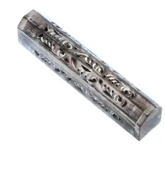 Räucherstäbchenhalter - Blumevilla 2in1 aus Holz inkl. Vorratsbox