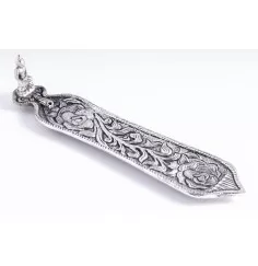 Räucherstäbchenhalter - Rosenranke Buddha - aus Aluminium
