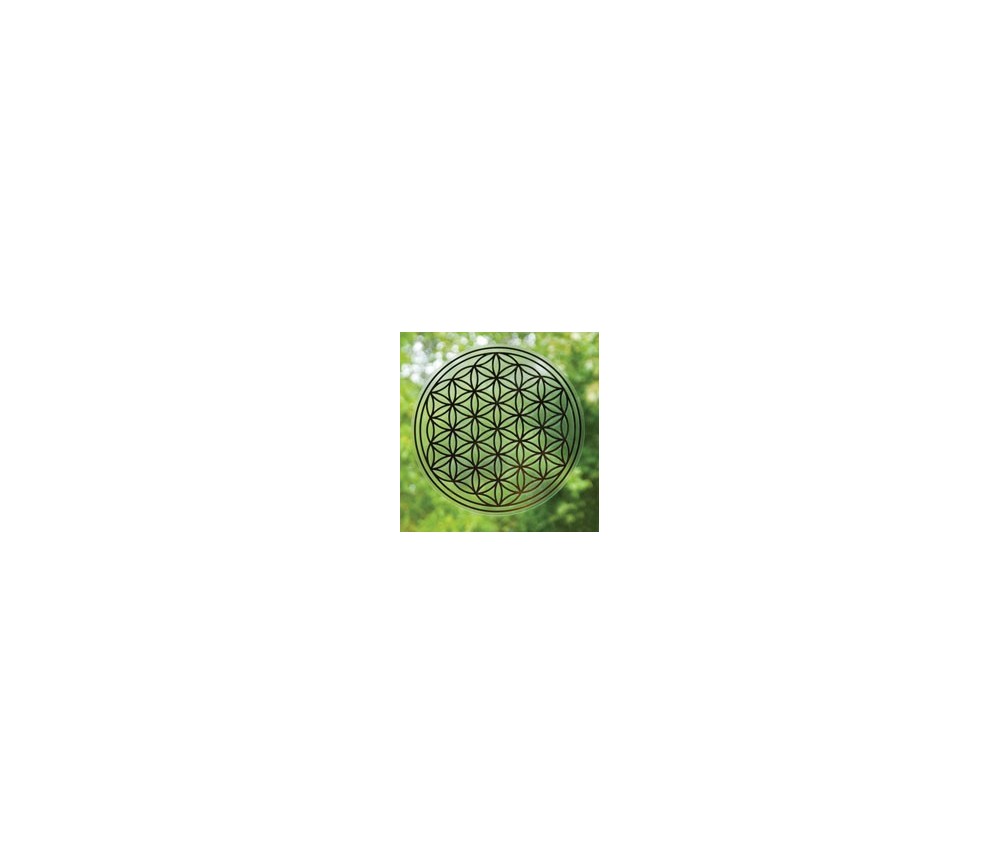 Aufkleber - Blume des Lebens - 3 cm - gold - 24 er Pack