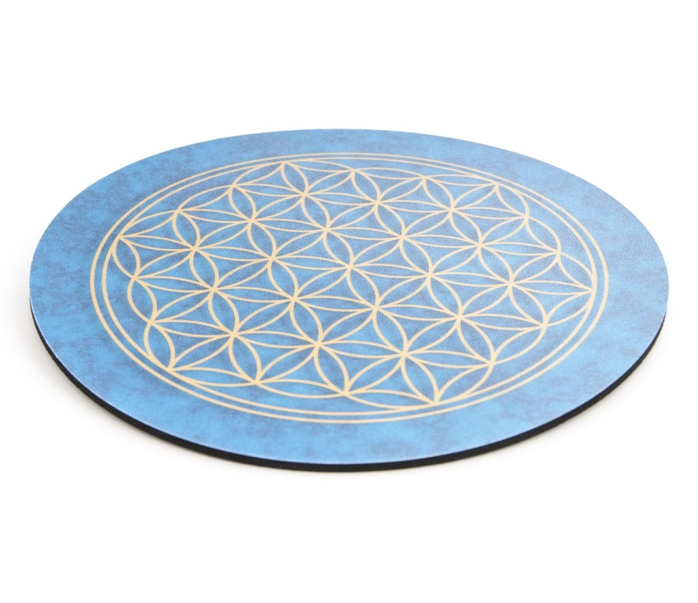 Mousepad - Blume des Lebens - 19 cm