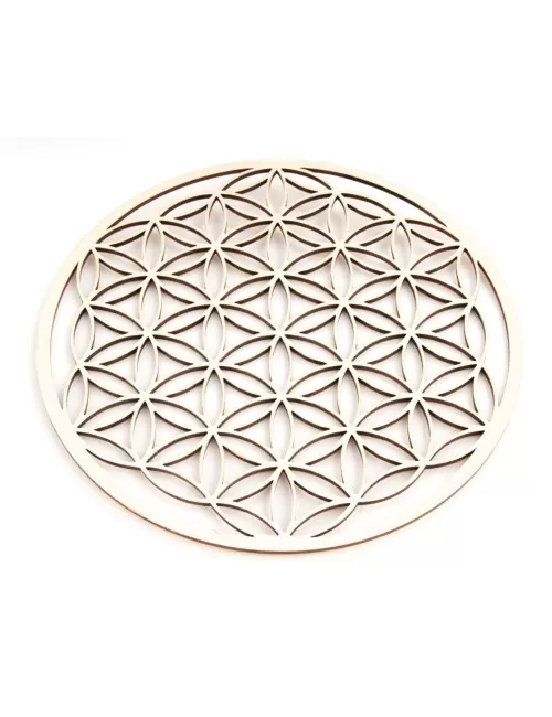 Blume des Lebens aus Holz 22 cm - 3er Pack