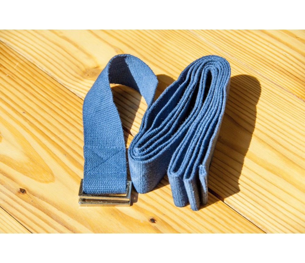 Yoga Gurt 2,4 m - dunkelblau