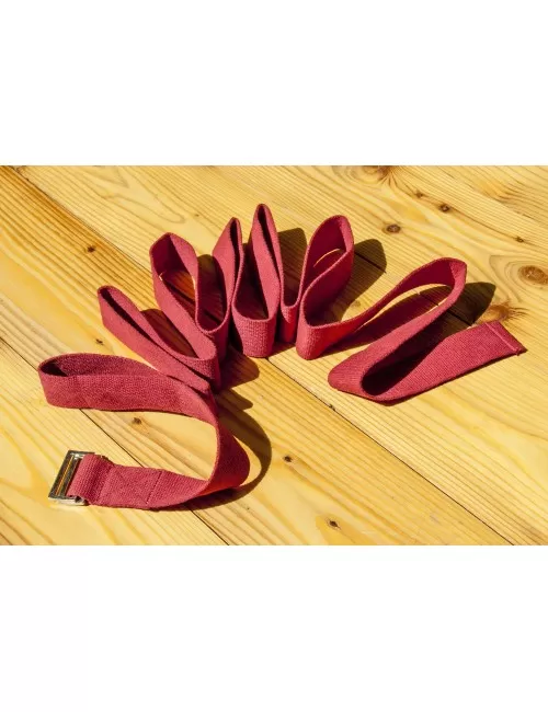 Yoga Gurt 2,4 m -weinrot