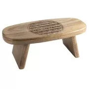 Meditations & Yoga Hocker mit Blume des Lebens Symbol ca. 40x18x15cm