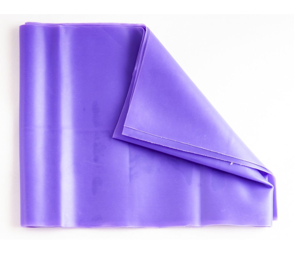 Elastisches Gymnastik Band lila - 100% Naturkautschuk - 1,50 m x 15 cm